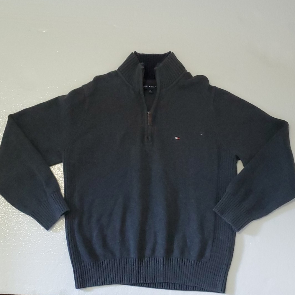 Tommy Hilfiger Half zip double collar sweater